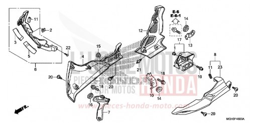 LOWER COWL VFR1200XDD de 2013
